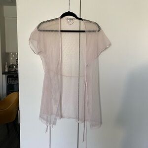 Linea Donatella Light Pink Sheer Cover-Up